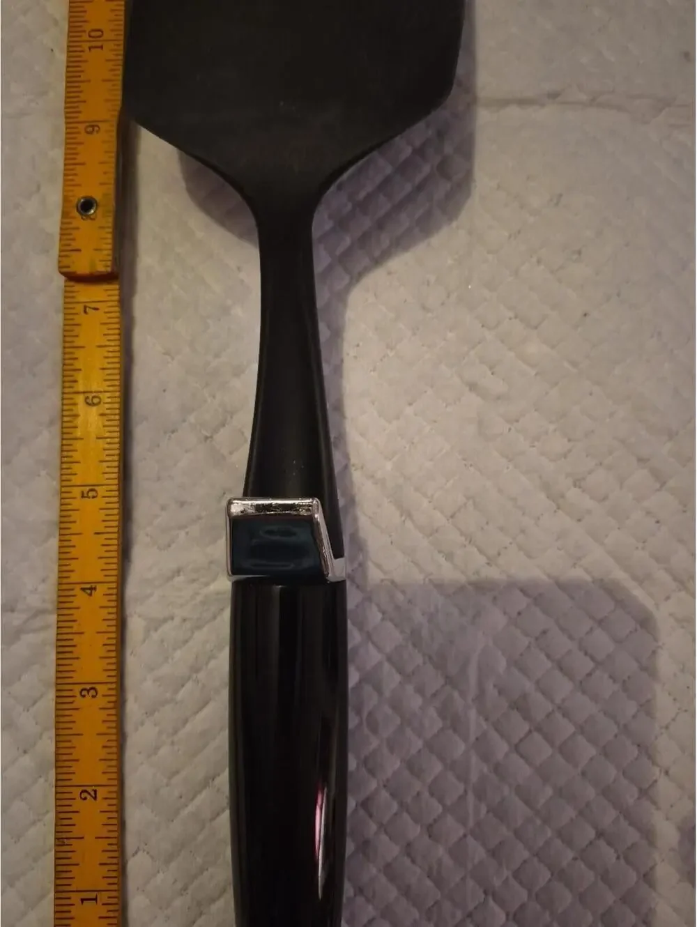 FARBERWARE  BLACK NYLONPLASTIC  SPATULA TURNER FLIPPER UTENSIL WITH STAND 12.5